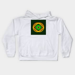 Neo Geometric fractal Kids Hoodie